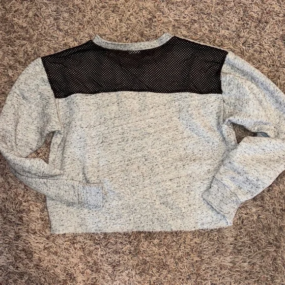 Pink Victoria’s Secret crop sweatshirt - Picture 2 of 2